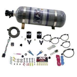 Dodge Viper Nitrous Oxide Kit - Nitrous Express - EFI Dual Nozzle (100-300HP) w/Composite Bottle - `08-`10